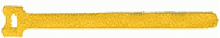 Хомут-липучка 210мм, 20 шт., желтый (LAN-VCM210-YL)