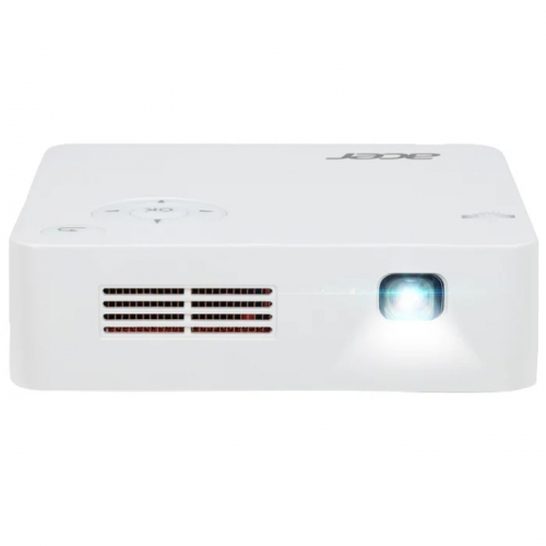 Проектор Acer C202i, LED, WVGA, 300Lm, 5.000:1, WiFi, White (MR.JR011.001)
