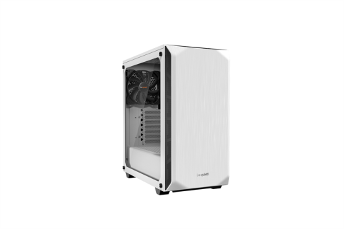 be quiet! PURE BASE 500 GRAY WINDOW / ATX, tempered glass side panel / 2x Pure Wings 2 140mm / BGW36