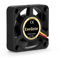 Exegate EX166186RUS Вентилятор ExeGate Mirage-S 40x40x10 подшипник скольжения, 5500 RPM, 23dB, 3pin