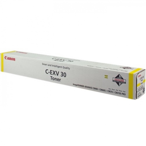 Тонер-картридж Canon C-EXV 30 Y желтый 54000 страниц для iR Advance-C9000, C9060, C9065, C9070, C9075, C9270, C9280 (2803B002)