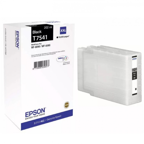 Картридж EPSON T7541 черный 10000 страниц для WF-8090/ 8590 (C13T754140)