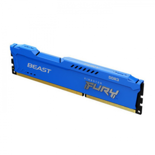 Модуль памяти Kingston FURY Beast Blue DDR3 4GB 1866MHz CL10 DIMM 240-pin 1.5V (KF318C10B/4)
