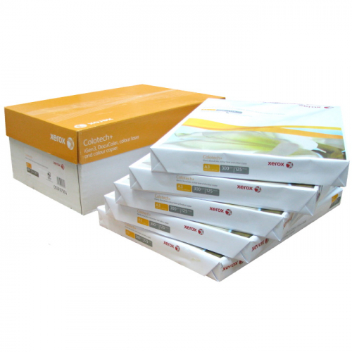 Бумага XEROX Colotech Plus без покрытия 170 CIE, 300 г/ м², A3, 125 листов 5 шт. (003R97984)