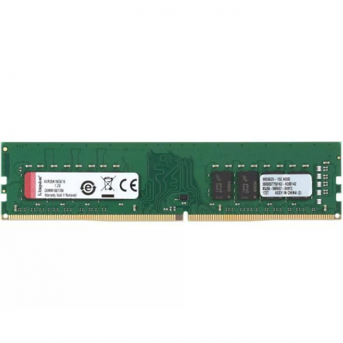 Модуль памяти Kingston DDR4 DIMM 16GB PC4-21300 2666MHz 288-pin CL19 DR x8 1.2V (KVR26N19D8/ 16) (KVR26N19D8/16)