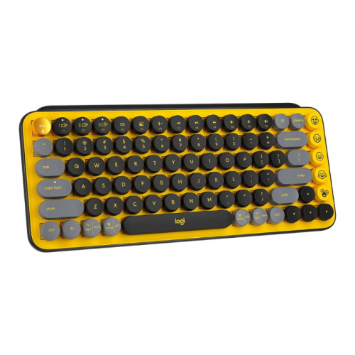 Клавиатура Logitech Wireless POP Keys Blast Yellow Bluetooth (920-010716) фото 2