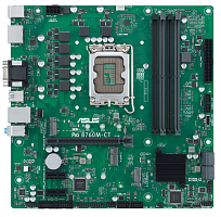 ASUS PRO B760M-CT-CSM, LGA1700, B760, 4*DDR5, VGA+HDMI+2xDP, 4xSATA3 + RAID, 2xM2, Audio, Gb LAN, USB 3.2, USB 2.0, mATX; 90MB1DY0-M0EAYC