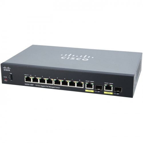 Коммутатор Cisco SG350-10MP (SG350-10MP-K9-EU)