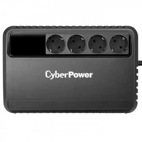 Источник бесперебойного питания CyberPower BU1000E, Line-Interactive, 1000VA/ 600W, 4 Schuko, Black фото 2