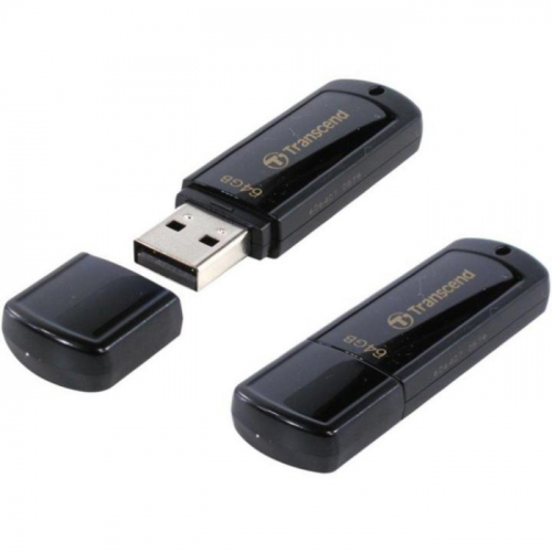 Флеш-накопитель Transcend 64GB JetFlash 350 Black USB 2.0 (TS64GJF350) фото 2