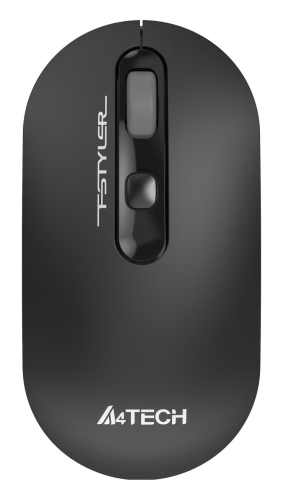 Мышь A4Tech Fstyler FG20 серый оптическая (2000dpi) беспроводная USB для ноутбука (4but) (FG20 GREY)