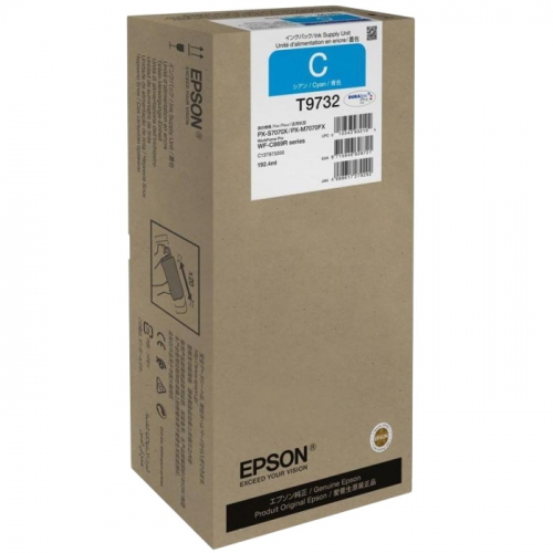 Картридж струйный EPSON T973 голубой 22000 страниц для WF-C869RDTWF (C13T973200)