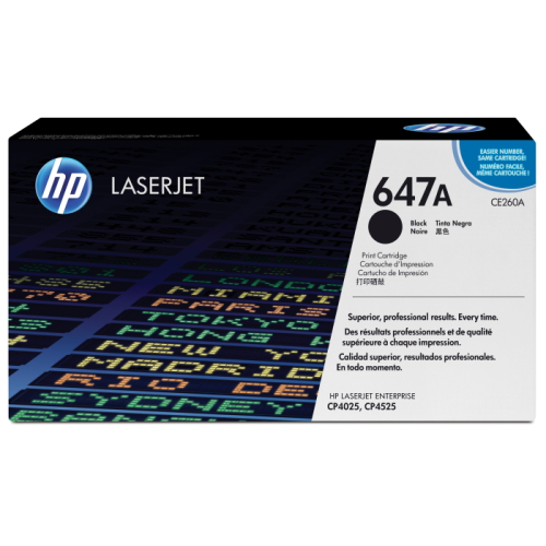 Картридж HP 647A лазерный черный, 8500 стр. (CE260A)