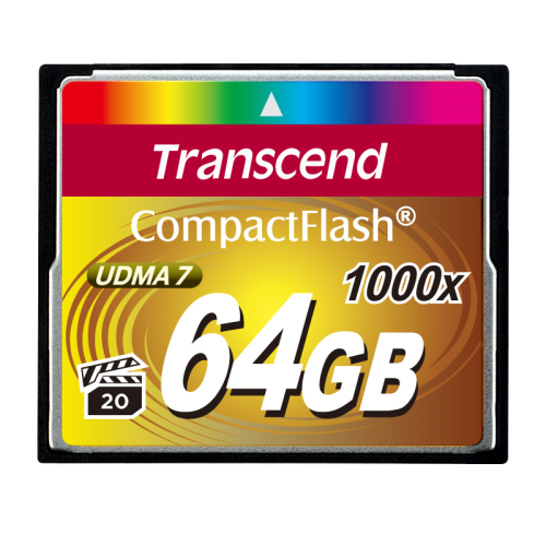 Transcend 64GB CompactFlash 1000x (TS64GCF1000)