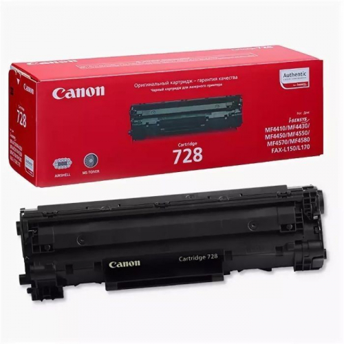 Картридж Canon 728, черный, 2100 стр., для MF4580dn/ 4570dn/ 4550dn/ 4450/ 4430/ 4410 (3500B010)