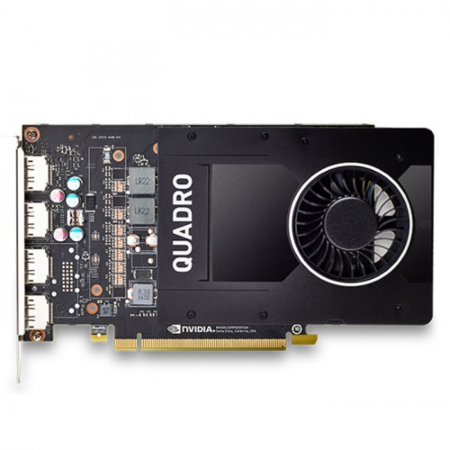 Видеокарта PNY, PCI-E, Quadro P2000, 5GB, GDDR5, 160bit, 4x DP, DVI-D SL adapter, RTL (VCQP2000-PB)