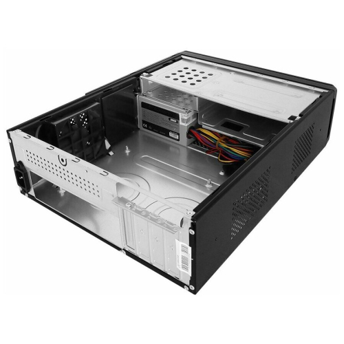 PowerCool Корпус S0506-300W (Desktop, Black, SFX 300W-80mm, 24+8pin, LCD + датч. темп.3шт) фото 3
