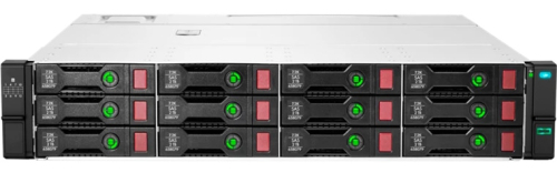 Дисковая полка HPE D3610 LFF 12Gb SAS Disk Enclosure, 2U; up to 12x SAS/ SATA drives, Gen8/ 9/ 10, 2xI/ O module, 2xfans and RPS, 2x0,5m HD Mini-SAS cables, for gen10 server (Q1J09B)