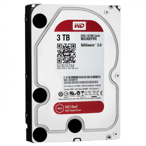Жесткий диск HDD 3TB Western Digital Red Plus, 3.5
