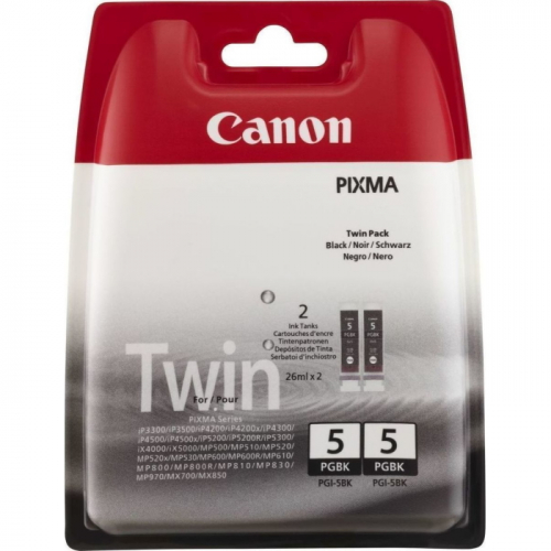 Картридж Canon PGI-5Bk Twin pack (2x 360 стр.) (0628B030) фото 2