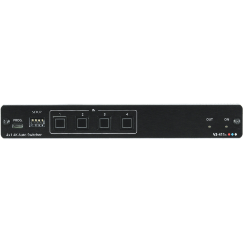 Коммутатор 4х1 HDMI с автоматическим переключением; коммутация по наличию сигнала, поддержка 4K60 4:4:4, деэмбедирование аудио [20-80548090]/ Коммутатор 4х1 HDMI с автоматическим переключением; коммут (VS-411X)