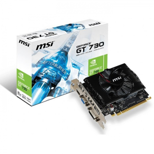 Видеокарта MSI GeForce GT 730 2GB, 128-bit GDDR3 (N730-2GD3V2)