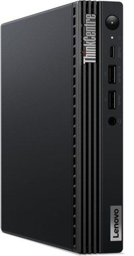Компьютер Lenovo ThinkCentre Tiny M70q-3 slim i3 12300T (2.3) 8Gb SSD 256Gb Win11Pro 65W kb мышь клавиатура черный (11USS0JM00/NWF)