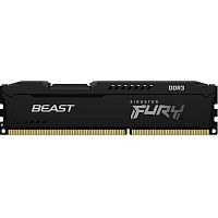 Модуль памяти Kingston FURY Beast Black 4GB DDR3 1600MHz 512M x 64-Bit CL10 DIMM 240-pin 1.5V (KF316C10BB/ 4) (KF316C10BB/4)