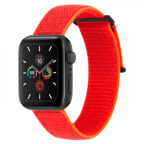 Ремешок Case-Mate для Apple Watch 42-44 мм 1, 2, 3, 4, 5 серии, нейлон, неоновый оранжевый (CM041684)