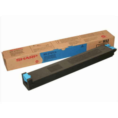 Тонер-картридж Sharp MX27GTCA голубой 15000 страниц для MX-2300N/MX-2700N/MX-3500N/MX-4500N
