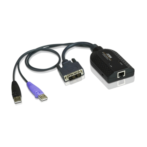 Модуль удлинителя, DVI+KBD+MOUSE USB 2.0+AUDIO, для подкл./ DVI USB virtual media KVM adapter cable (KA7166)