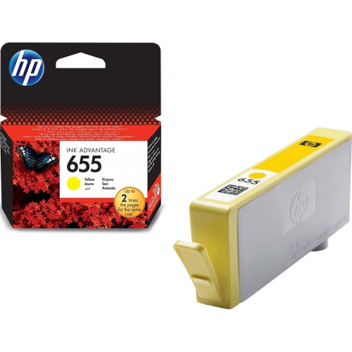 Картридж HP Ink Advantage 655 желтый 600 стр. (CZ112AE) фото 2