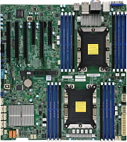 Supermicro Motherboard 2xCPU X11DAi-N 2nd Gen Xeon Scalable 205W/ 16xDIMM/ 10xSATA3/ C621 RAID0/ 1/ 5/ 10/ 2xGbE/ 4xPCIex16,2xPCIex8/ M.2/ 12"x13"(Bulk) (MBD-X11DAI-N-B)