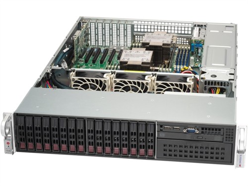 Supermicro SuperServer 2U 221P-C9R noCPU(2)4rd Gen Xeon Scalable/ TDP 300W/ no DIMM(16)/ 3908HW HDD(8)SFF+SATARAID HDD(8)SFF/ 2xM.2 NVMe 5xLP/ 2x1GbE/ 2x1200W (SYS-221P-C9R)