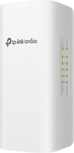TP-Link SG2005P-PD Коммутатор Smart линейки Omada с 5 гигабитными портами (1 порт с входящим PoE++, 4 порта с исходящим PoE+)