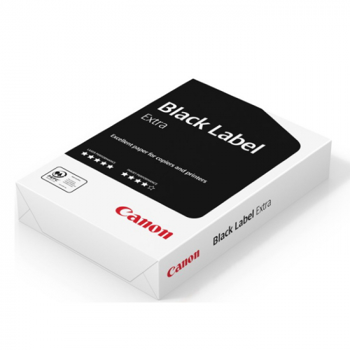 Офисная бумага Canon Black Label Extra А4 80гр/м2, 500л. класс В, кратно 5 шт. (8169B001)