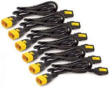 Power Cord Kit (6 ps), Locking, IEC 320 C13 to IEC 320 C14, 10A, 208/230V, 0,6 m (repl. AP8702S) (AP8702S-WW)