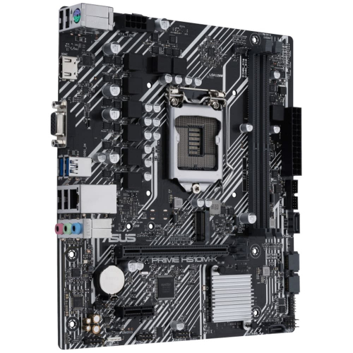 Материнская плата Asus PRIME H510M-K Soc-1200 Intel H510 2xDDR4 mATX AC`97 8ch(7.1) GbLAN+VGA+HDMI (90MB17N0-M0EAY0) фото 3