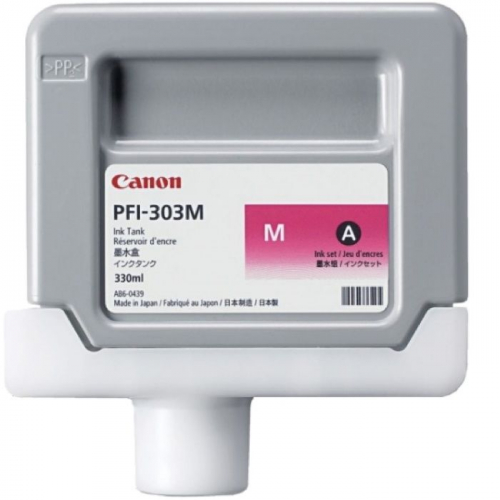 Картридж струйный Canon PFI-303M пурпурный 330 мл для imagePROGRAF-iPF810, iPF815, iPF820, iPF825 (2960B001)