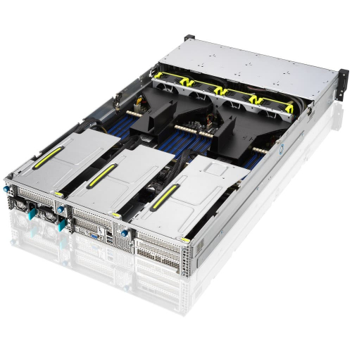 Серверная платформа Asus RS720A-E11-RS24U/ 1x SP3/ noRAM (x32)/ noHDD (up 24NVMe SFF)/ noODD/ 2x 10GbE/ 2x 2400W (up 2) (425724) (90SF01G5-M000B0) фото 8