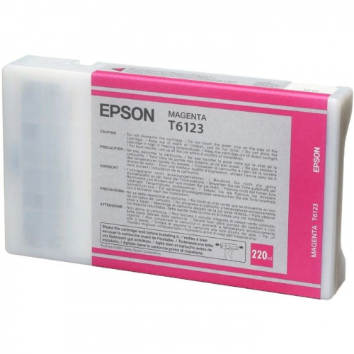 Картридж струйный Epson T6123 пурпурный 220 мл для SP-7450/9450 (C13T612300)