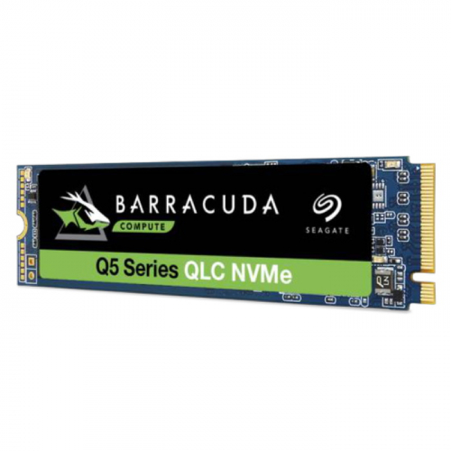 Твердотельный накопитель Seagate BarraCuda Q5 SSD 500GB M.2 2280 PCIe Gen3x4 NVMe 1.3 3D QLC 2300/900MB/s MTBF 1.8M (ZP500CV3A001)