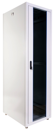 Шкаф телекоммуникационный напольный ЭКОНОМ 42U (600 800) дверь перфорированная 2 шт. (ШТК-Э-42.6.8-44АА)