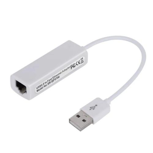 *Bion Переходник с кабелем USB A - RJ45, 100мб/ с, длинна кабеля 10 см, белый [BXP-A-USBA-LAN-100]