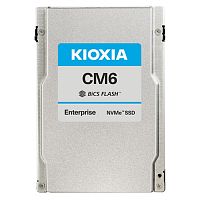 *Твердотельный накопитель KIOXIA Enterprise SSD 2,5"(SFF/ U.3), CM6-V, 1600GB, NVMe 1.4/ PCIe 4.0 1x4, 2x2, R6900/ W2800MB/ s, IOPS(R4K) 1300K/ 215K, MTTF 2,5M, 3DWPD/ 5Y (Mixed Use), TLC, 15mm (KCM61VUL1T60)