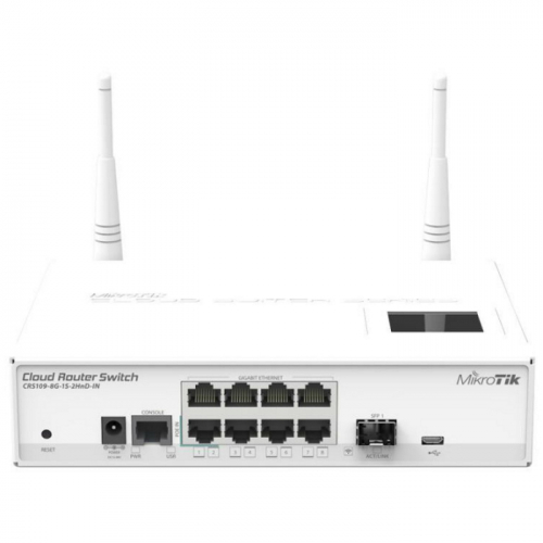 Коммутатор Mikrotik Cloud Router CRS109-8G-1S-2HND-IN (CRS109-8G-1S-2HnD-IN) фото 2