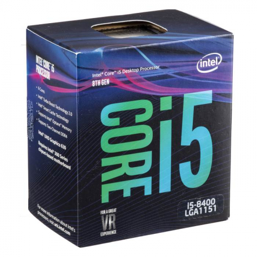 Процессор Intel CORE I5-8400 S1151 BOX 2.8G (BX80684I58400SR3QT)