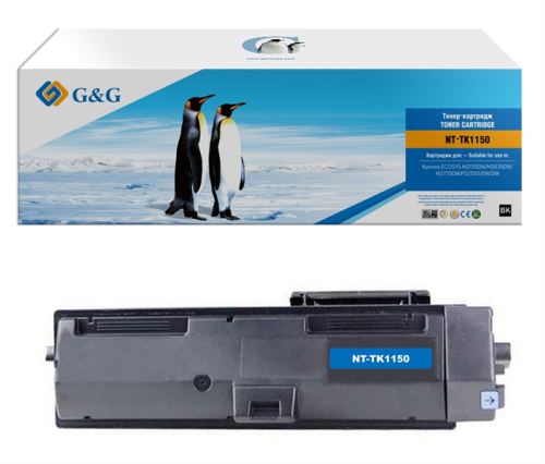 G&G toner cartridge for Kyocera P2235dn/ P2235dw/ M2135dn/ M2635dn/ M2735dw 3 000 pages with chip TK-1150 1T02RV0NL0 гарантия 12 мес. (GG-TK1150)