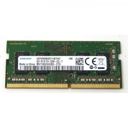 Модуль памяти Samsung DDR4 SODIMM 4GB 2666MHz PC 21300 260-pin 1.2V SR (M471A5244CB0-CTD)