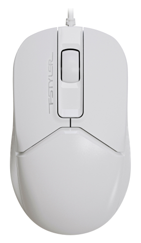 Мышь A4Tech Fstyler FM12S белый оптическая (1200dpi) silent USB (3but) (FM12S WHITE)